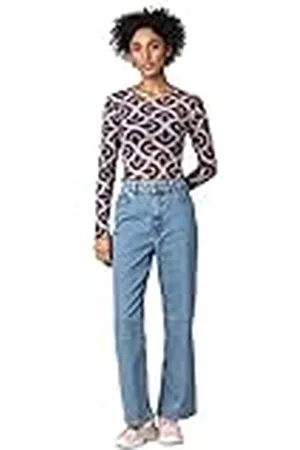 ONLY Onlcamille Life Ex HW Wide Dnm Noos Jeans, , 32W x 32L para Mujer