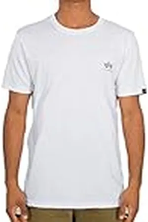 Alpha Industries Basic T Small Logo Reflective Print Camiseta, Blanco (White-09), L para Hombre