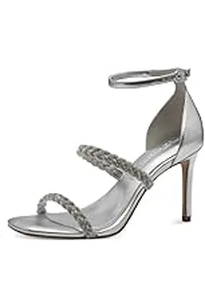 Tamaris Mujer 1-28035-42, Sandalia con talón, Plata, 41 EU