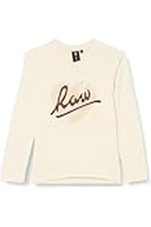 G-Star Para Ninas Kids Long Sleeve T-Shirt Raw Heart, , 8