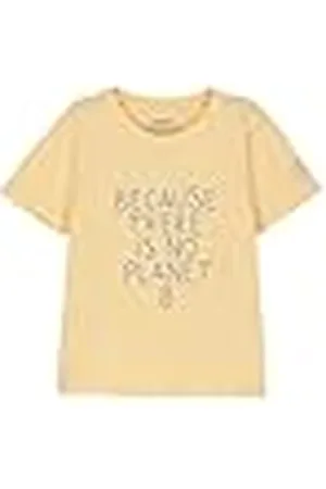 ECOALF Camiseta Niña Hielalf, de Algodón, Tejido Reciclado, Camiseta Algodón Niña, Camiseta de Manga Corta, Camiseta Básica, Talla 6 años, Color