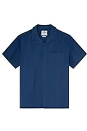 Springfield Camisa de Manga Corta Jacquard Ligera, , M para Hombre