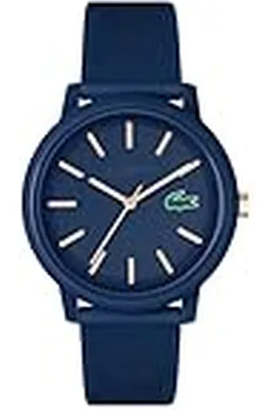 Lacoste Reloj Analógico de Cuarzo para Hombre o Mujer, con una elegante correa de silicona con textura petit piqué