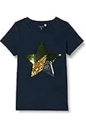 NAME IT Nkfbistar SS Top Noos Camiseta, , 6 años para Niñas