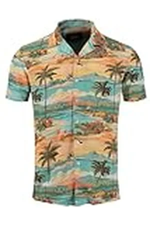 Key Largo KEYLARGO Klcabana 1/2 Paaterned Camisa, , M Hombres