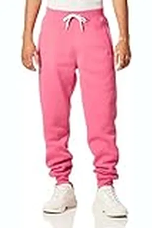 Southpole 1570 Basic Active Fleece Jogger Sweatpants Pantalón Deportivo de Forro Polar para Hombre, Rosado Oscuro, Medium