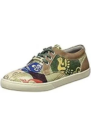 Dogo Cord, Zapatos Planos de Mujer, Patchwork, Zapatos Veganos Estampados,37 EU
