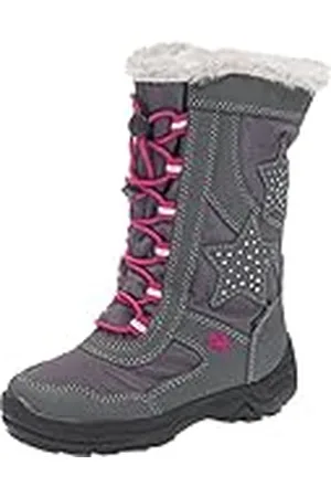 LICO Cathrin, Botas de Nieve Mujer, Gris (Grau/Pink Grau/Pink), 36 EU