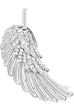 Engelsrufer Ala colgante para las mujeres 925 Sterling con cristales blancos de 45 mm
