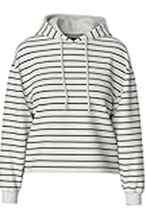 Pieces® Pcchilli LS Hoodie Stripes Noos BC Sudadera con Capucha, , S para Mujer