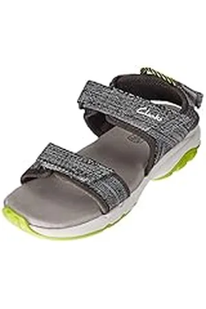 Clarks Expo Sea K, Sandalia, para Niños, Gris (Grey Combi), 28.5 EU