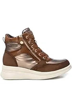 Xti Zapatilla Mujer Camel - Calzado Cómodo y Versátil - Moda casual - Modelo 14320002 (Talla 37)