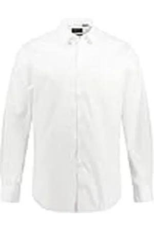 JP 1880 Camisa, ejecutiva, no precisa plancharse, Cuello Kent, Manga Larga, Ajuste cómodo, hasta la Talla 8XL XL 804890200-XL