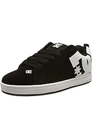Dcshoes Court Graffik - Zapatos de Piel Para Hombre Zapatillas para Hombre, Y Blanco 001, 42 EU