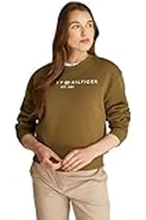 Tommy Hilfiger MDRN REG Corp Logo C-NK SWTSHRT WW0WW39791, Sudaderas, Mujer, , XXL