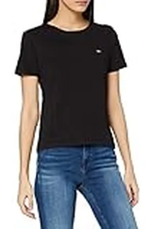 Tommy Hilfiger Tjw Slim Jersey C Neck Camiseta, , L para Mujer