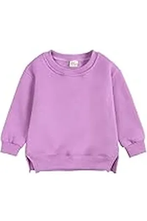 LITTLE HAND Niño niña Sudadera Color sólido con Capucha Sudadera Manga Larga Camiseta Cuello Redondo Lana，Altura Adecuada 73 80 90 100 110 120 130