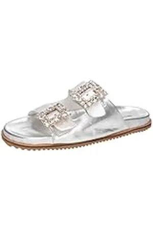 Melvin & Hamilton Eve 1, Sandalia Mujer, Plata, 38 EU