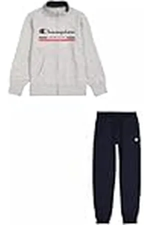 Champion Legacy Graphic Shop B (306845) -Ultra-Light Soft Compact Powerblend Terry High-Neck Chandal Bebe, , 3-4 años para Niños