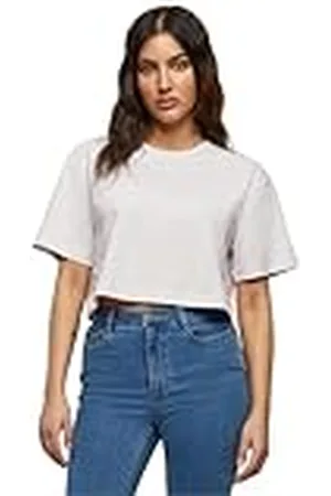 Build Your Brand By264-ladies Short Oversized tee Camiseta, , M Mujeres