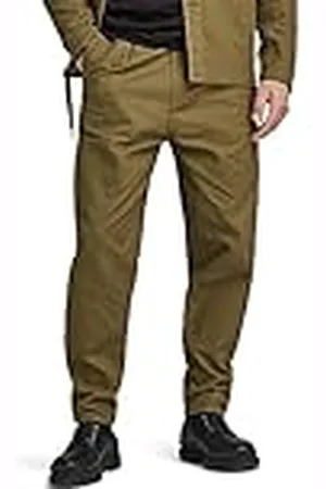 G-Star Para Hombre Pantalones Unisex Pleated Chino Relaxed, , 28W / 30L