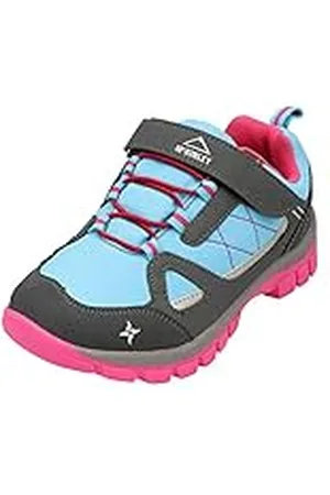 mc kinley McKinley Kinder Multifunktionsschuhe Maine Aqb Jr, Zapatos de Low Rise Senderismo Unisex Niños, Gris (Anthr.Blue L./Pink), 28 EU