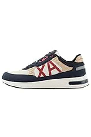 Armani Exchange Dusseldorf Embossed Geometric Motifs, Zapatillas Hombre, , 44 EU