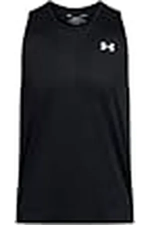 Under Armour UA Tech Tank Camiseta sin mangas para hombre, camiseta de hombre sin mangas para correr, color /blanco