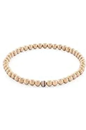 Tommy Hilfiger Jewelry Pulsera con cuentas para Mujer Colección de Acero inoxidable, oro amarillo o oro rosado