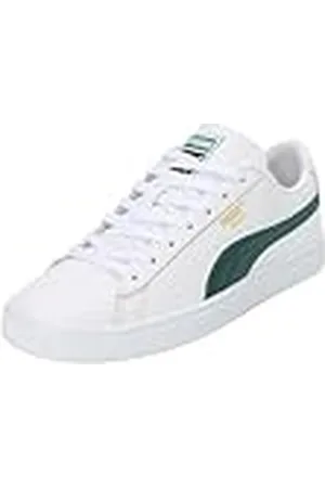 PUMA Basket Classic XXI, Zapatillas Hombre, White-Varsity Green, 45 EU