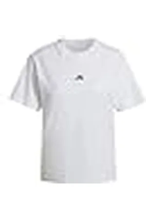 adidas Mujer Essentials Small Logo Cotton T-Shirt, , L