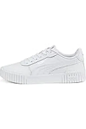 PUMA Carina 2.0, Zapatillas Mujer, White White Silver, 38 EU