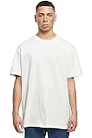 Build Your Brand Heavy Oversize tee Camiseta, Blancwhite, S para Hombre