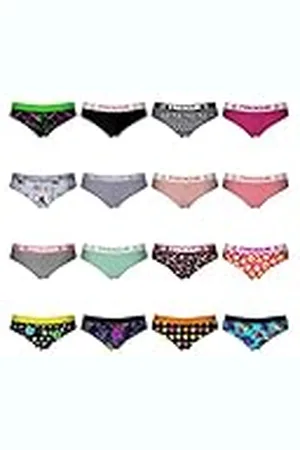 Freegun Pack Surprise Calzoncillo Ropa Interior Mujer Microfibra Liso Modèle Aléatoire (Paquete de 3)