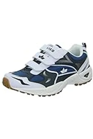 LICO Bob V, Zapatillas Deportivas para Interior, Unisex Niños, Blanco (Weiss/Marine), 26 EU