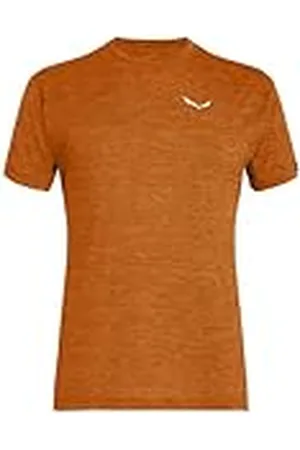 Salewa Puez Melange Dry M - Camiseta para Hombre, Color Naranja Quemado, Talla 4XL