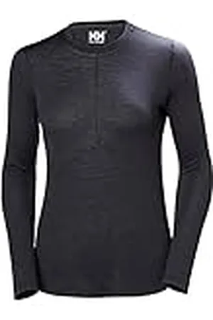 Helly Hansen W HH Merino Light LS Camisa Deportiva, Mujer, , Medium (Tamaño del Fabricante:M)