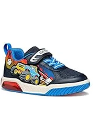 Geox J INEK Boy E, Zapatillas, Navy/Lt Blue, 35 EU