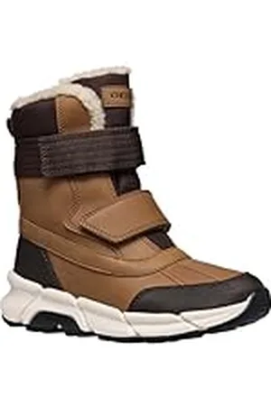 Geox J FLEXYPER Plus Boy, Bota de Nieve, Tobacco/Coffee, 28 EU