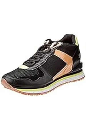 Gioseppo Sneakers negras con cuña interna y tonos pasteles y flúor para mujer chiny