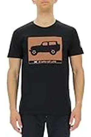 Jeep O102934-B000 XP Camiseta Hombre Estampado Grande Silueta Wrangler - A Way of Life JX23A Black S