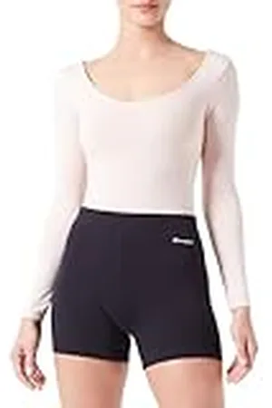 Champion Athletic Club W-Cotton Lycra Biker Pantalones Cortos, , L Mujer