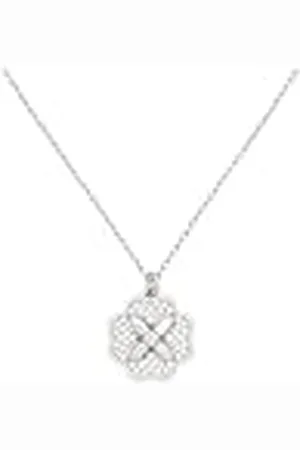 Kate Spade Heritage Bloom Mini Colgante, Clear/Silver