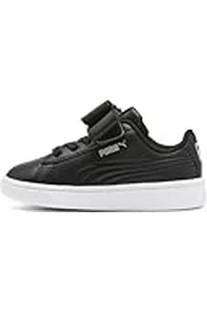 PUMA Vikky V2 Ribbon SL AC Inf, Zapatillas Niñas, Negro Black Silver White 02, 27 EU