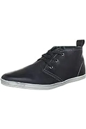 Homeboy Ramos Mid Black 60025000-45 - Zapatillas de Deporte de Cuero para Hombre, Color Negro, Talla 45