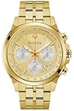 BULOVA Reloj Cronógrafo para para Hombre de Cuarzo con Correa en Acero Inoxidable 97B217