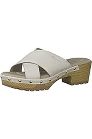 Tamaris 8-87301-20, Pantuflas Mujer, OFFWHITE, 38 EU Ancho