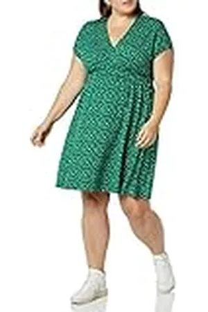 Amazon Vestido Cruzado (Disponible en Tallas Grandes) Mujer, , L