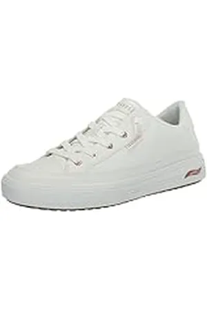 Skechers Arch Fit Arcade on My Way, Zapatillas Mujer, White, 38.5 EU