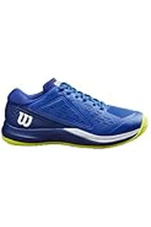 Wilson Rush Pro Ace, Tennis Shoe, Bluing/Blue Print/Safety Yellow, 38 2/3 EU